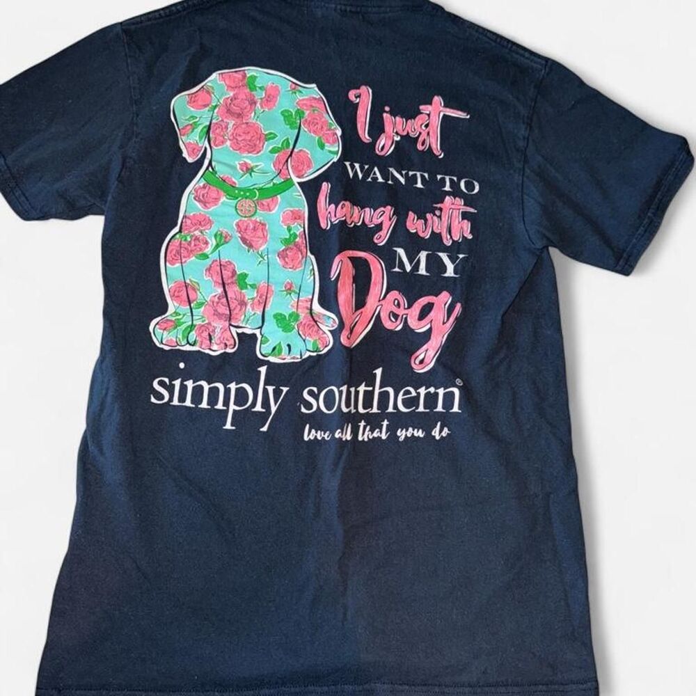 Simply-southern Women's Black T-shirt